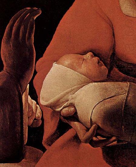 Georges de La Tour Das Neugeborene china oil painting image